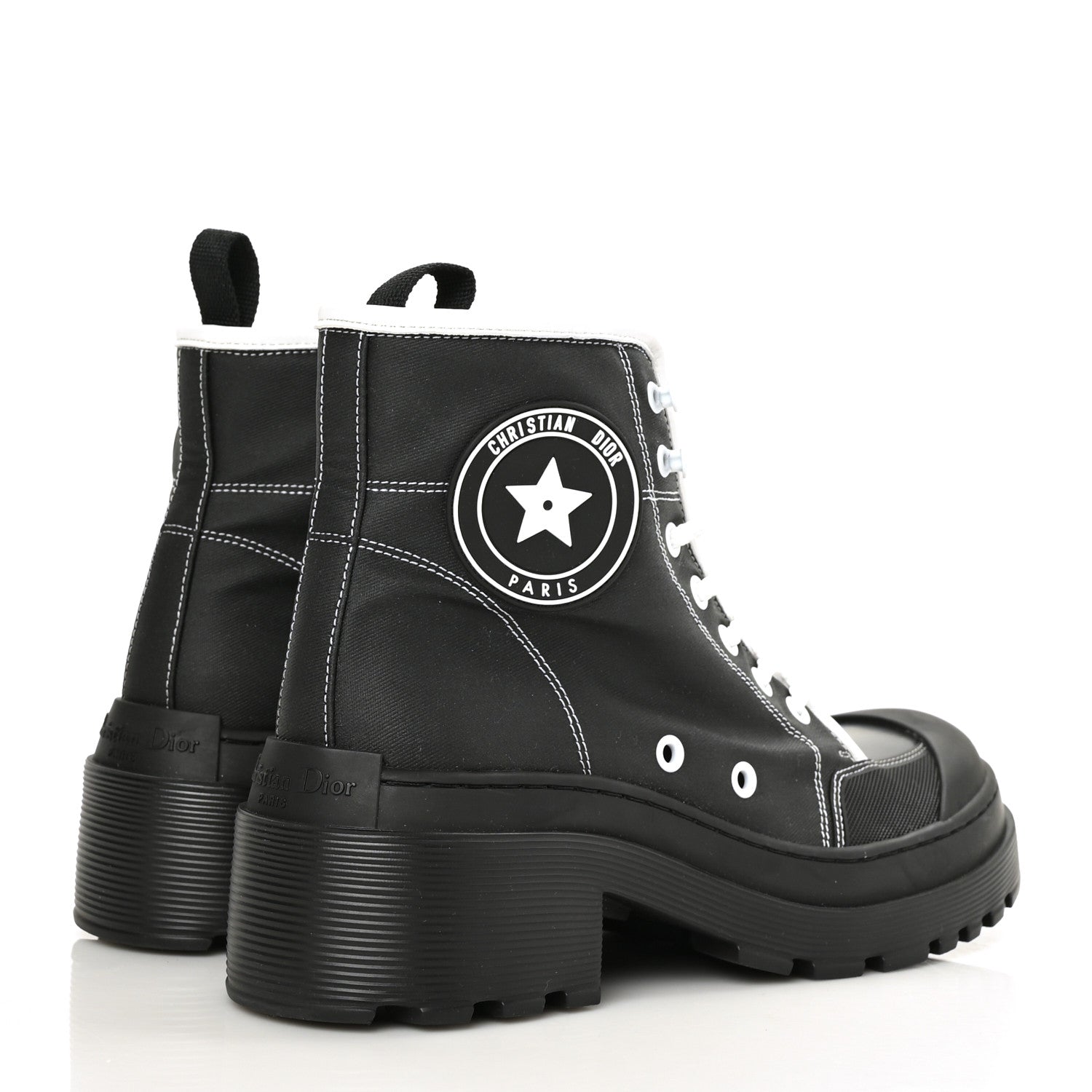 Christian Dior Technical Fabric D-Rise 35mm Boots 38.5 Black 4 of 8