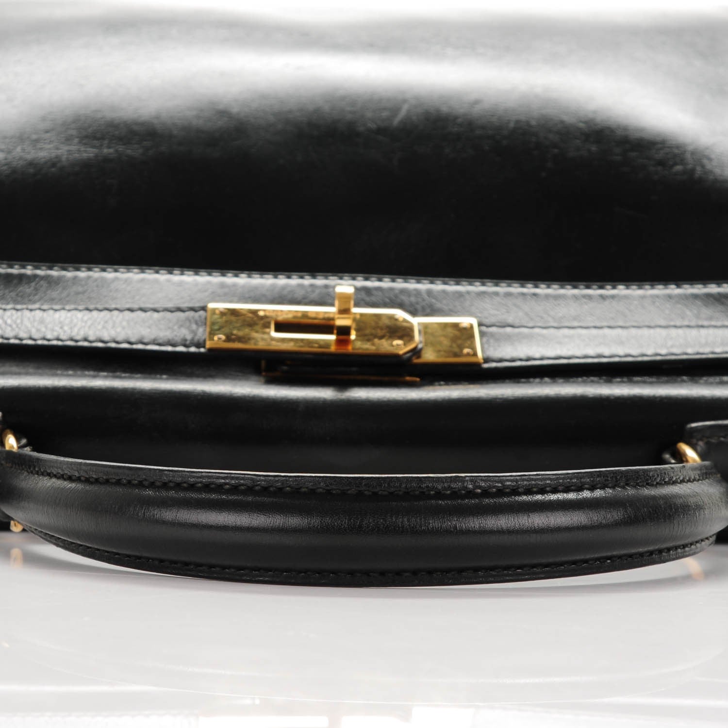 Hermes Box Kelly Retourne 28 Black 15 of 21