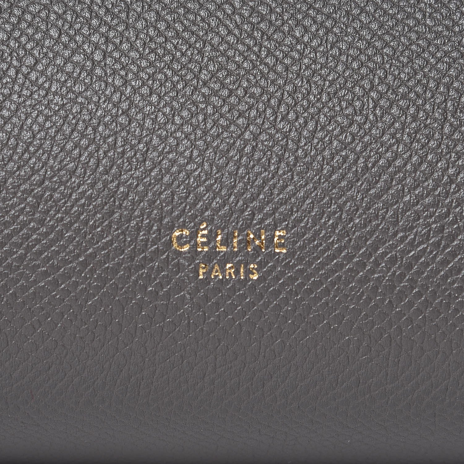 Celine Grained Calfskin Mini Belt Bag Grey 8 of 8