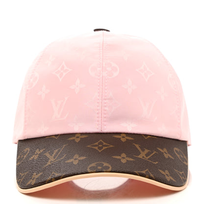 Louis Vuitton Polyester Silk Monogram LV Get Ready Cap M Pink 3 of 9