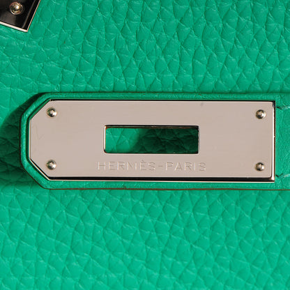 Hermes Taurillon Clemence Kelly Retourne 35 Menthe 16 of 24