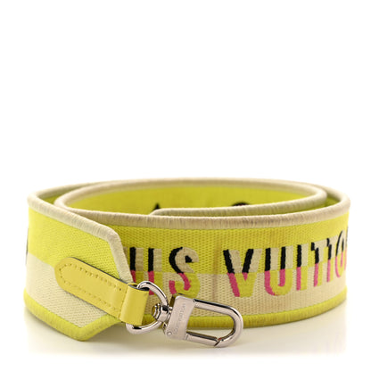 Louis Vuitton Jacquard Alma BB Shoulder Strap Yellow Citron 1 of 4