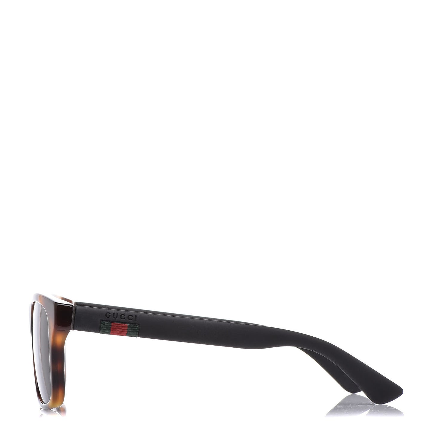 Polarized Square Frame Web Sunglasses GG0008S Tortoise