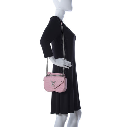 Louis Vuitton Calfskin New Wave Chain MM Rose Clair 2 of 11
