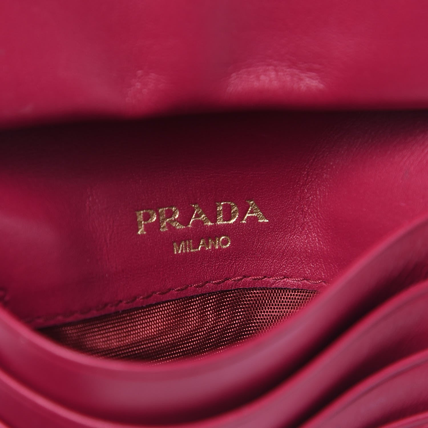 Prada Vitello Move Bifold Wallet Ibisco 6 of 10