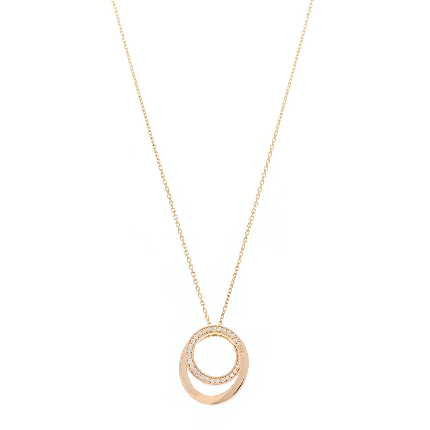 Cartier 18K Pink Gold Diamond Etincelle De Cartier Pendant Necklace 1 of 7