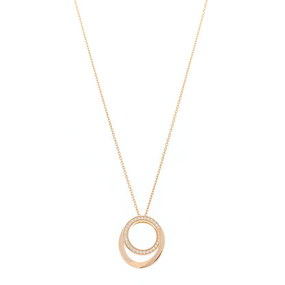 Cartier 18K Pink Gold Diamond Etincelle De Cartier Pendant Necklace 1 of 7