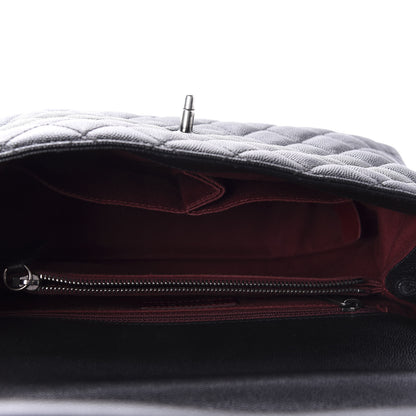 Chanel Caviar Quilted Small Coco Handle Flap Black 5 of 10