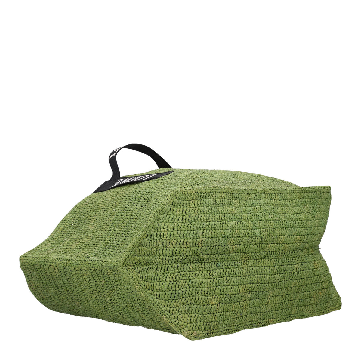 Loewe Raffia Paulas Ibiza Fold Shopper Tote Green 4 of 10