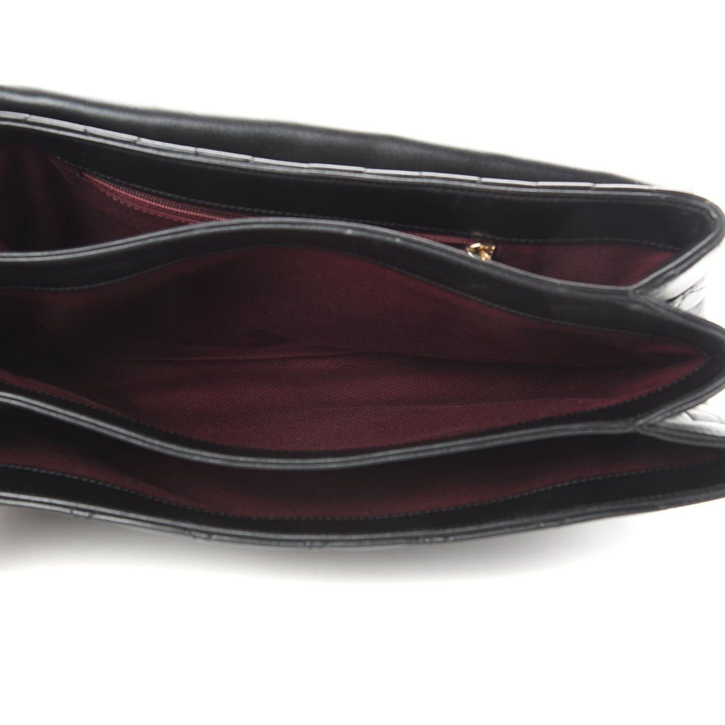 Calfskin Quilted Jumbo Soft Elegance Flap Black