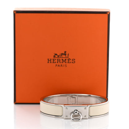 Hermes Enamel Clic Anneau Bracelet PM Craie 5 of 5