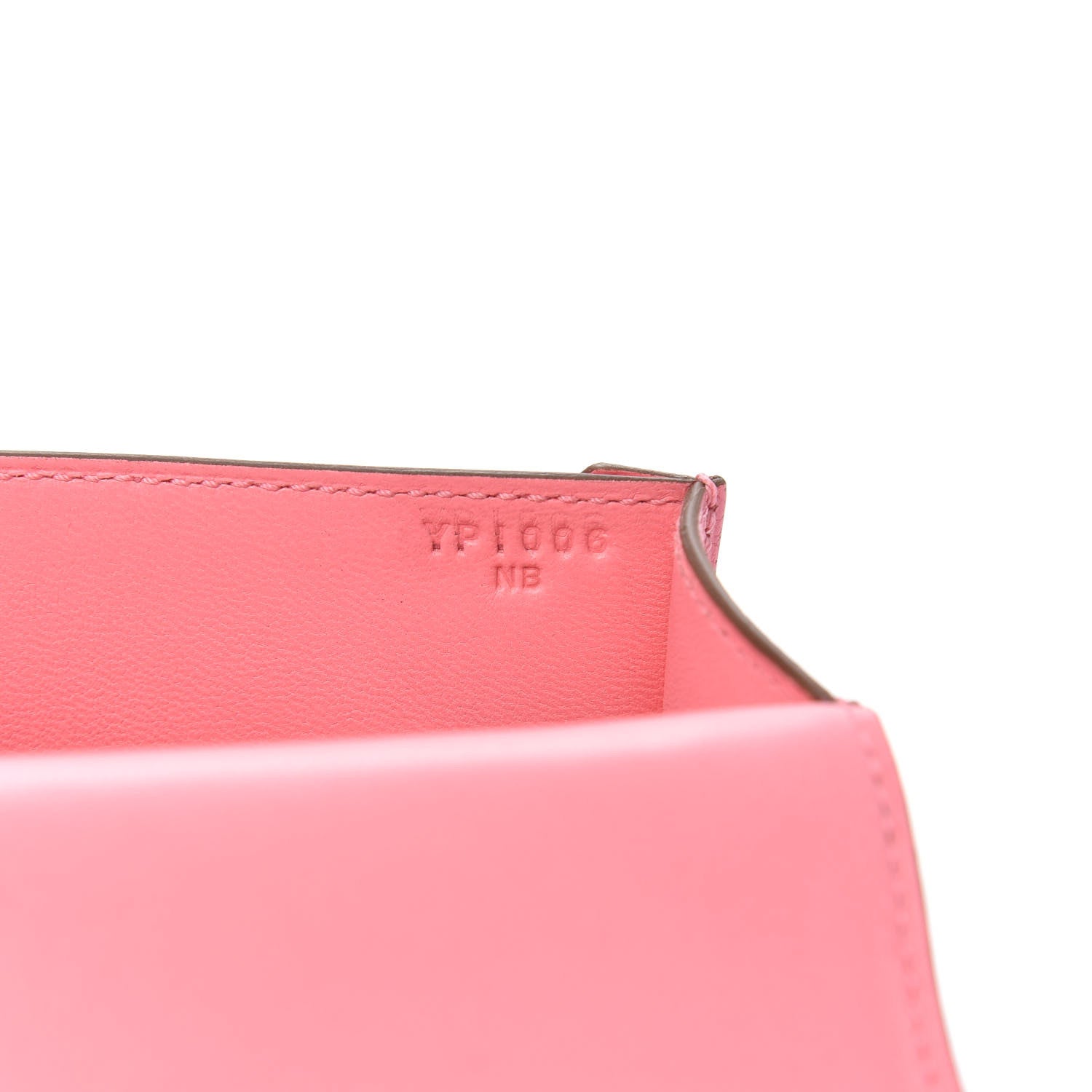 Hermes Chevre Mysore Mini Verrou Large Strap Bag Rose Confetti White 7 of 10