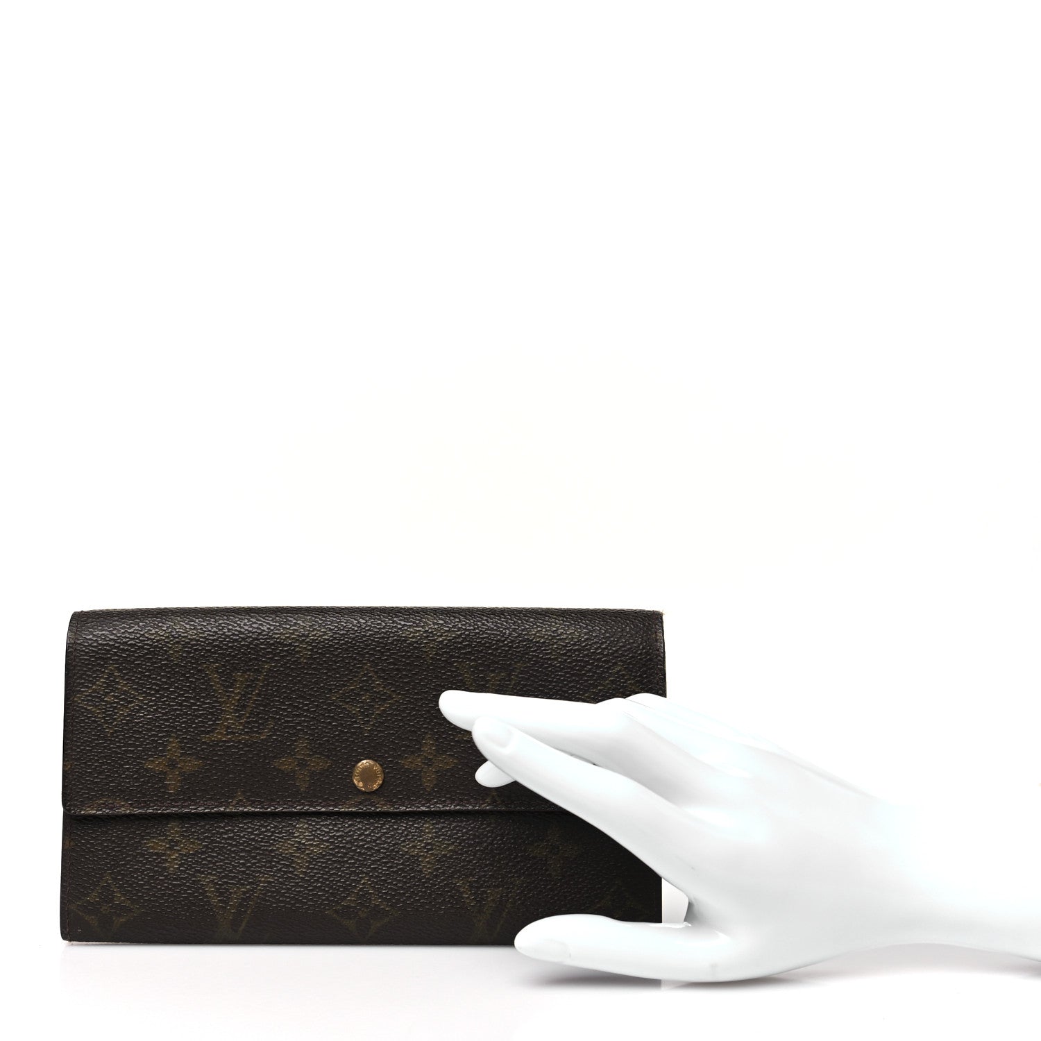 Louis Vuitton Monogram Sarah Wallet 2 of 10