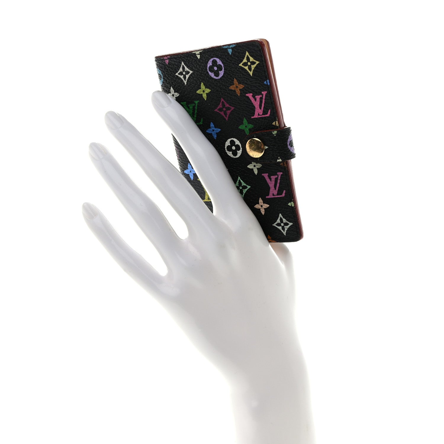 Louis Vuitton Monogram Multicolor Carnet de Bal Mini Agenda Cover Black 2 of 7