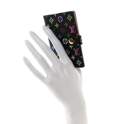 Louis Vuitton Monogram Multicolor Carnet de Bal Mini Agenda Cover Black 2 of 7