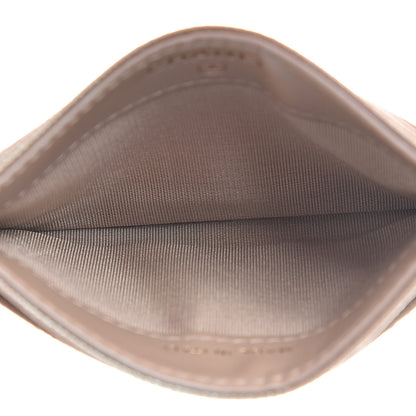 Chanel Iridescent Caviar Quilted Card Holder Beige 5 of 9