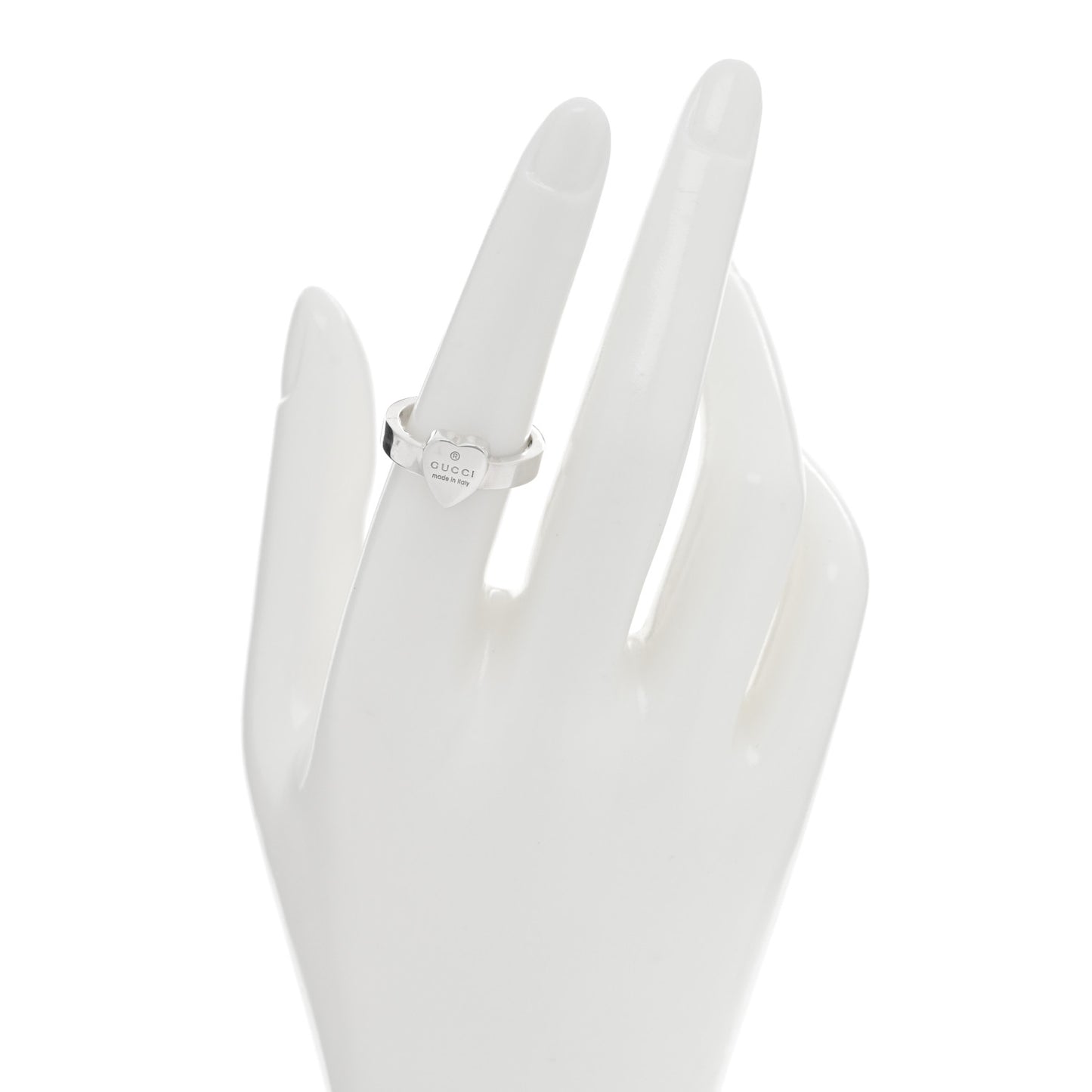 Sterling Silver Trademark Heart Ring 54 7