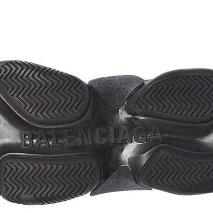 Balenciaga Nylon Suede Womens Triple S 2.0 Sneakers 39 Black 8 of 13