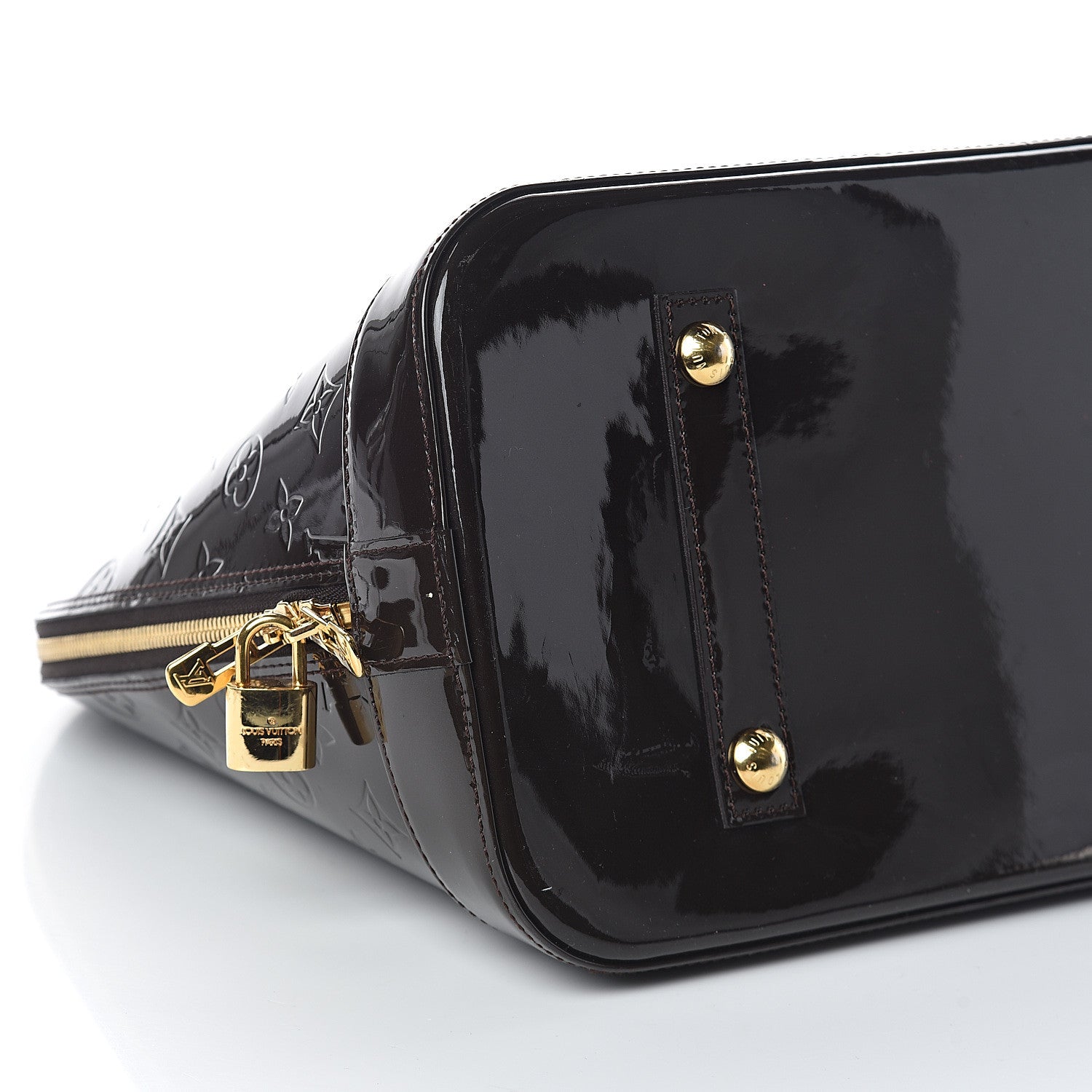 Louis Vuitton Vernis Alma GM Terre D'Ombre 7 of 8