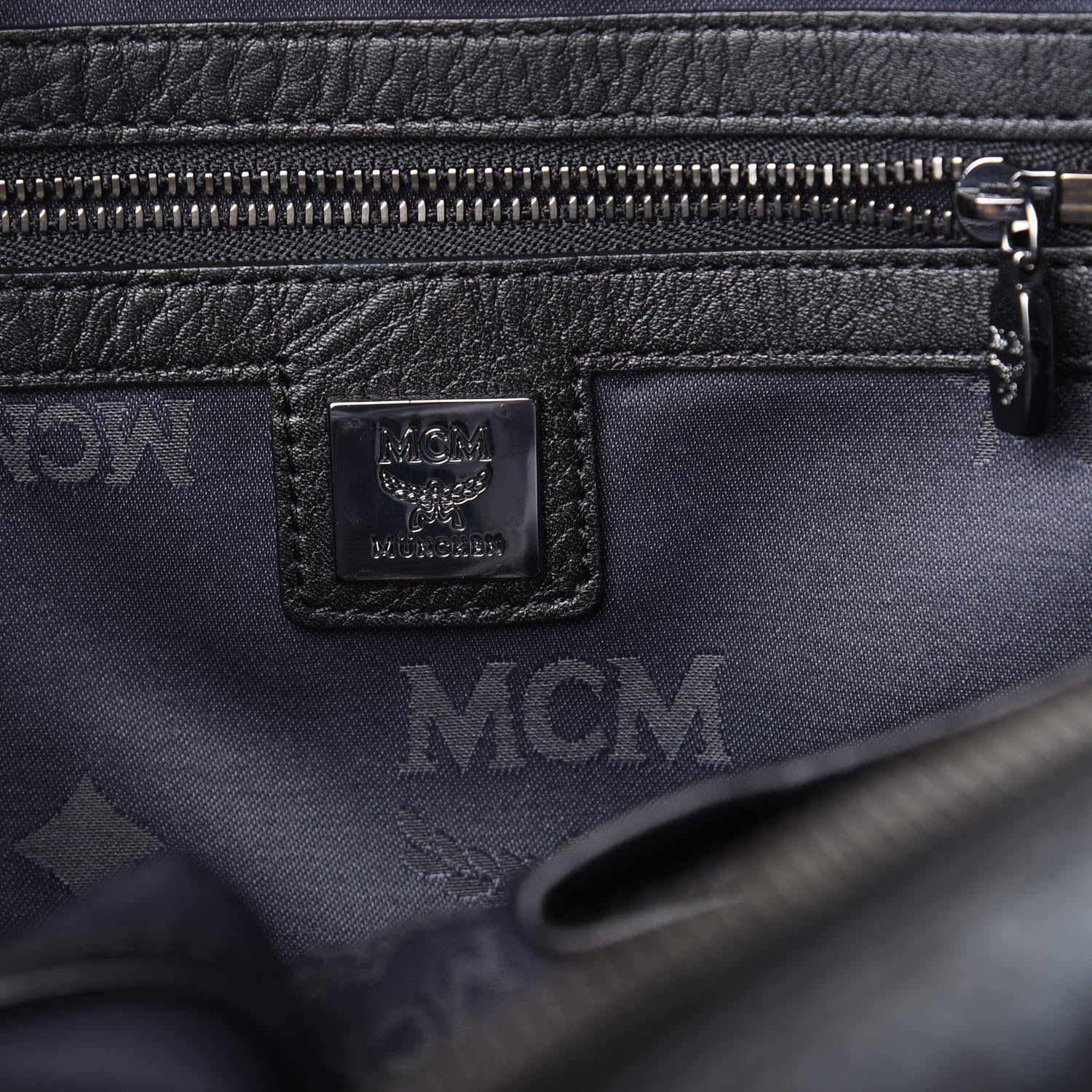 MCM Visetos Studded Small Dual Stark Backpack Black 5 of 19