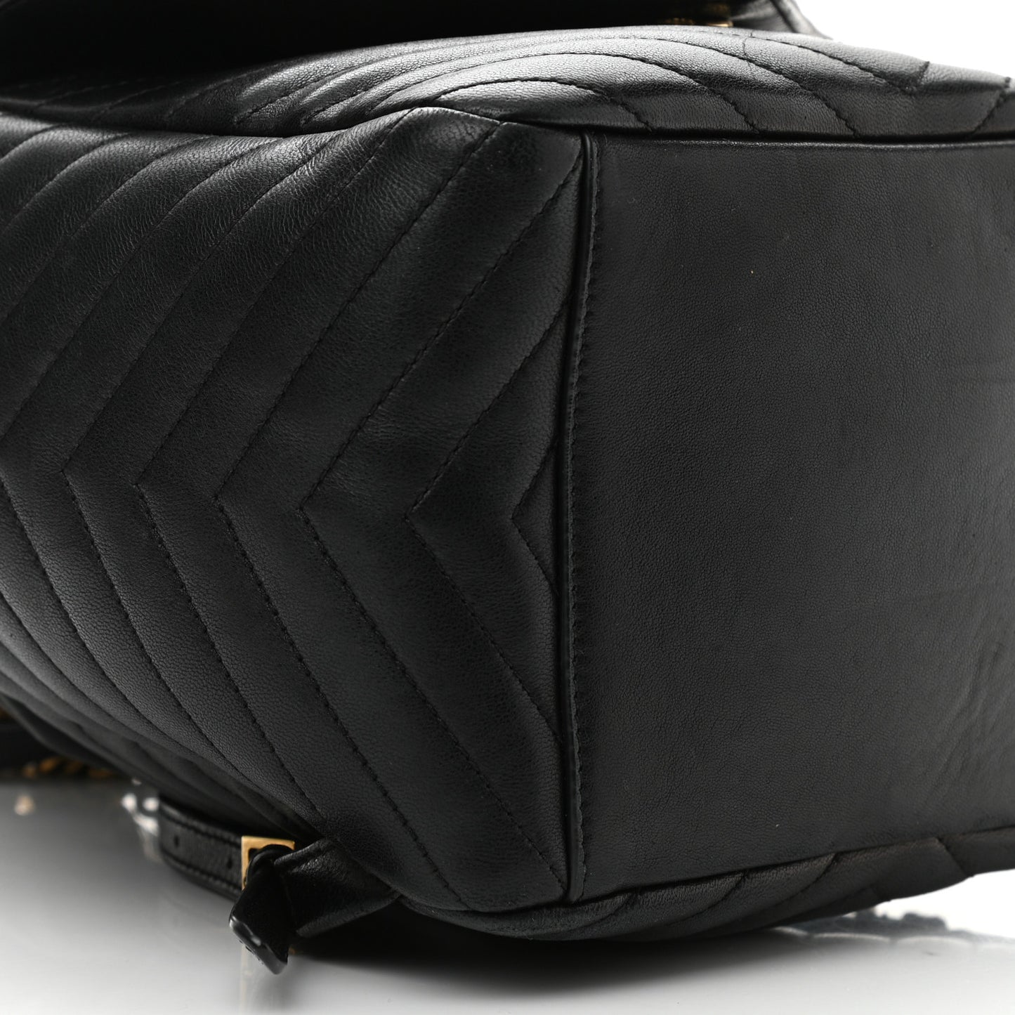 Lambskin Matelasse Monogram Joe Backpack Black