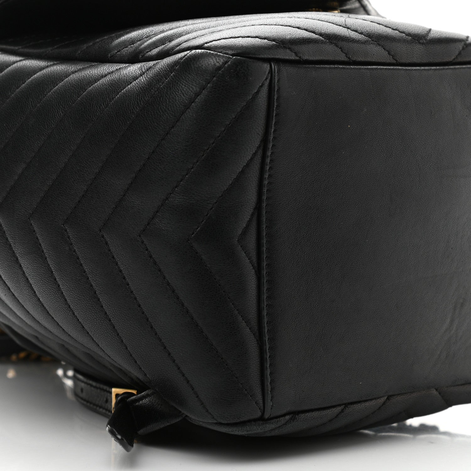 Saint Laurent Lambskin Matelasse Monogram Joe Backpack Black 9 of 10