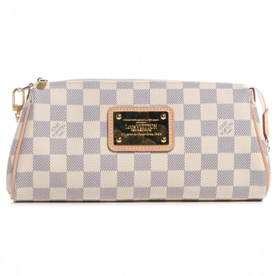 Louis Vuitton Damier Azur Eva Clutch 1 of 9