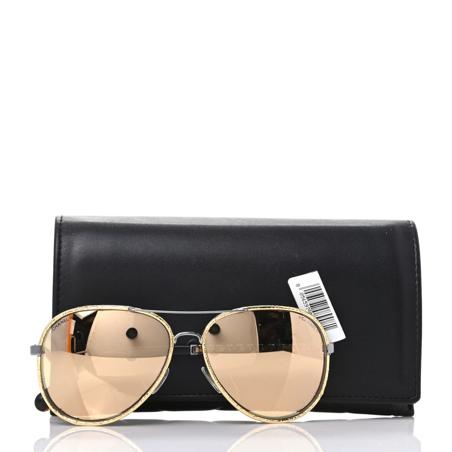 Metal Mirrored Pilot Winter Sunglasses 4219-Q Gold
