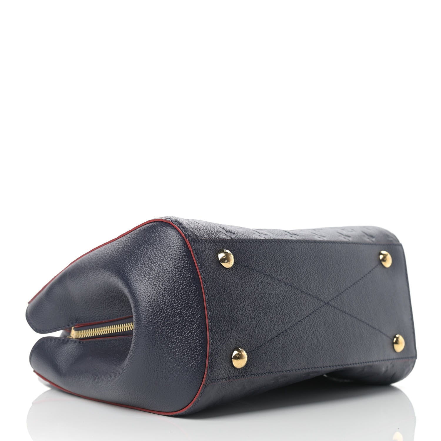 Louis Vuitton Empreinte Montaigne MM Marine Rouge 4 of 13