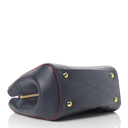 Louis Vuitton Empreinte Montaigne MM Marine Rouge 4 of 13