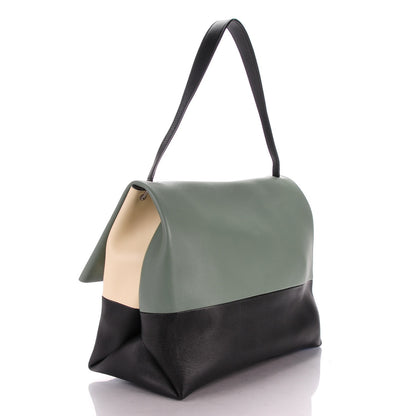Celine Calfskin All Soft Shoulder Bag Almond 3 of 9