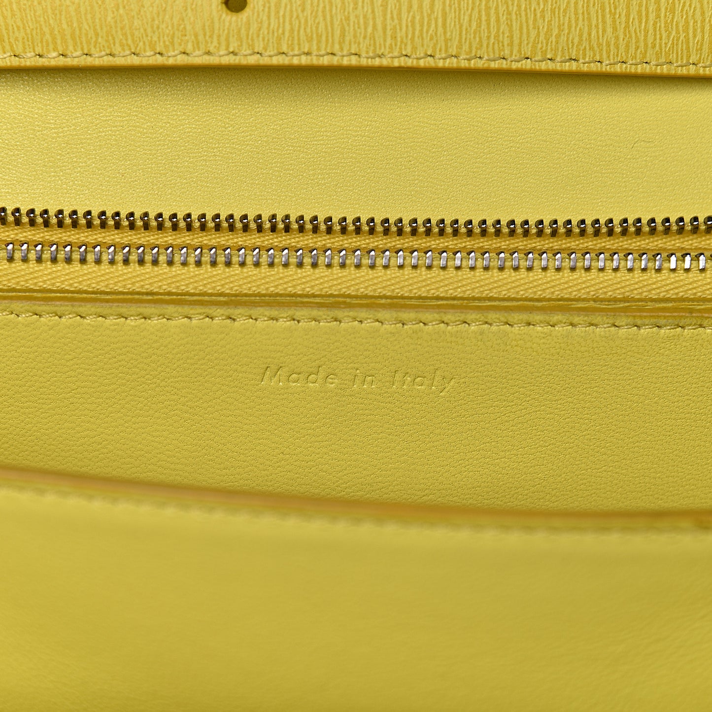 Liege Calfskin Medium Classic Box Flap Bag Fluo Yellow