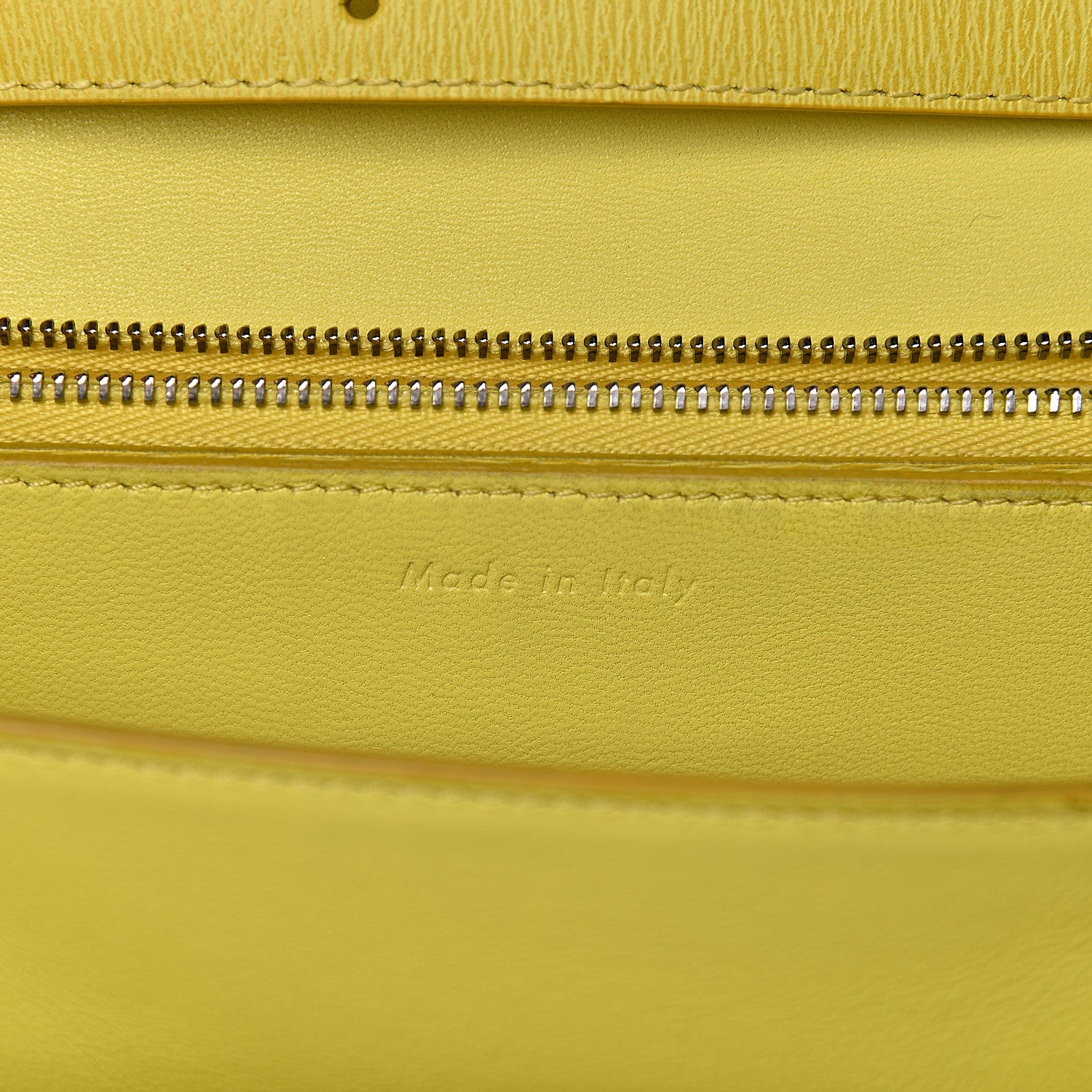 Celine Liege Calfskin Medium Classic Box Flap Bag Fluo Yellow 6 of 12