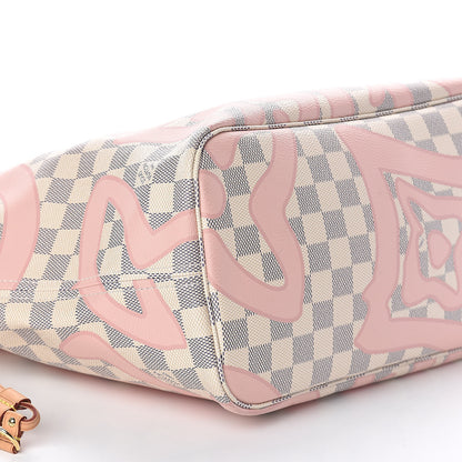 Louis Vuitton Damier Azur Tahitienne Neverfull MM 9 of 10