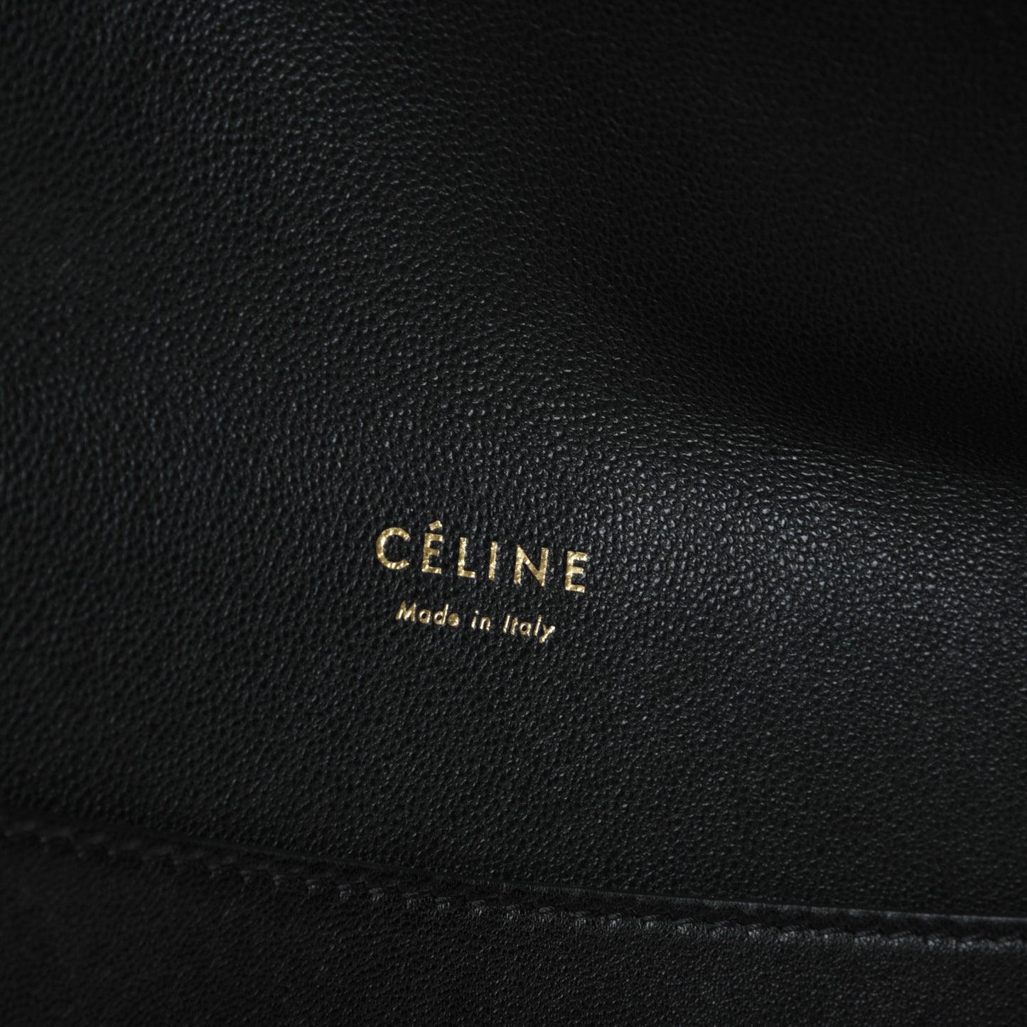 Pony Hair Zip Clutch Pouch Black