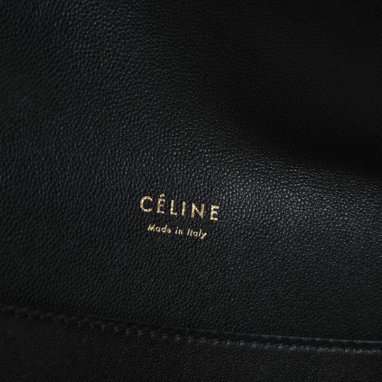 Celine Pony Hair Zip Clutch Pouch Black 6 of 7