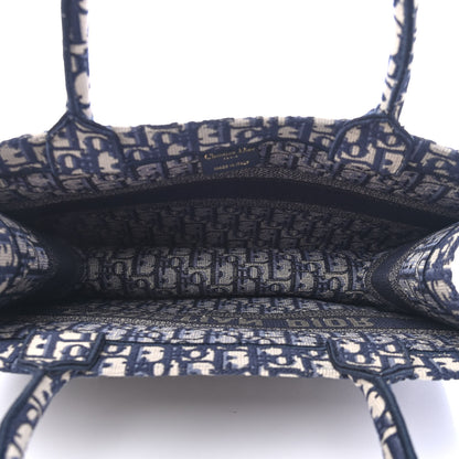 Christian Dior Oblique Medium Book Tote Blue Multicolor 4 of 6