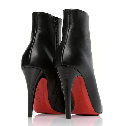 Christian Louboutin Calfskin Bello 100 Booties 38 Black 3 of 4