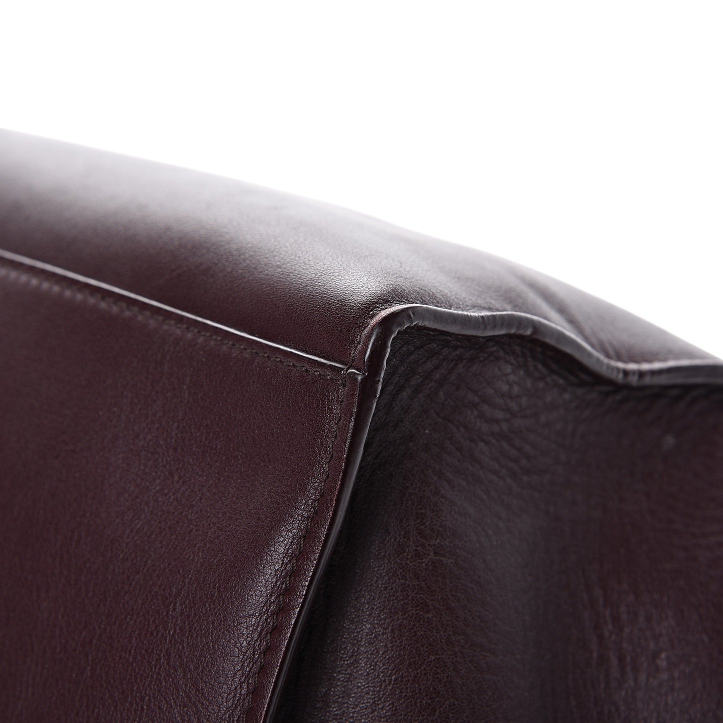 Supple Calfskin Small Big Bag Wine