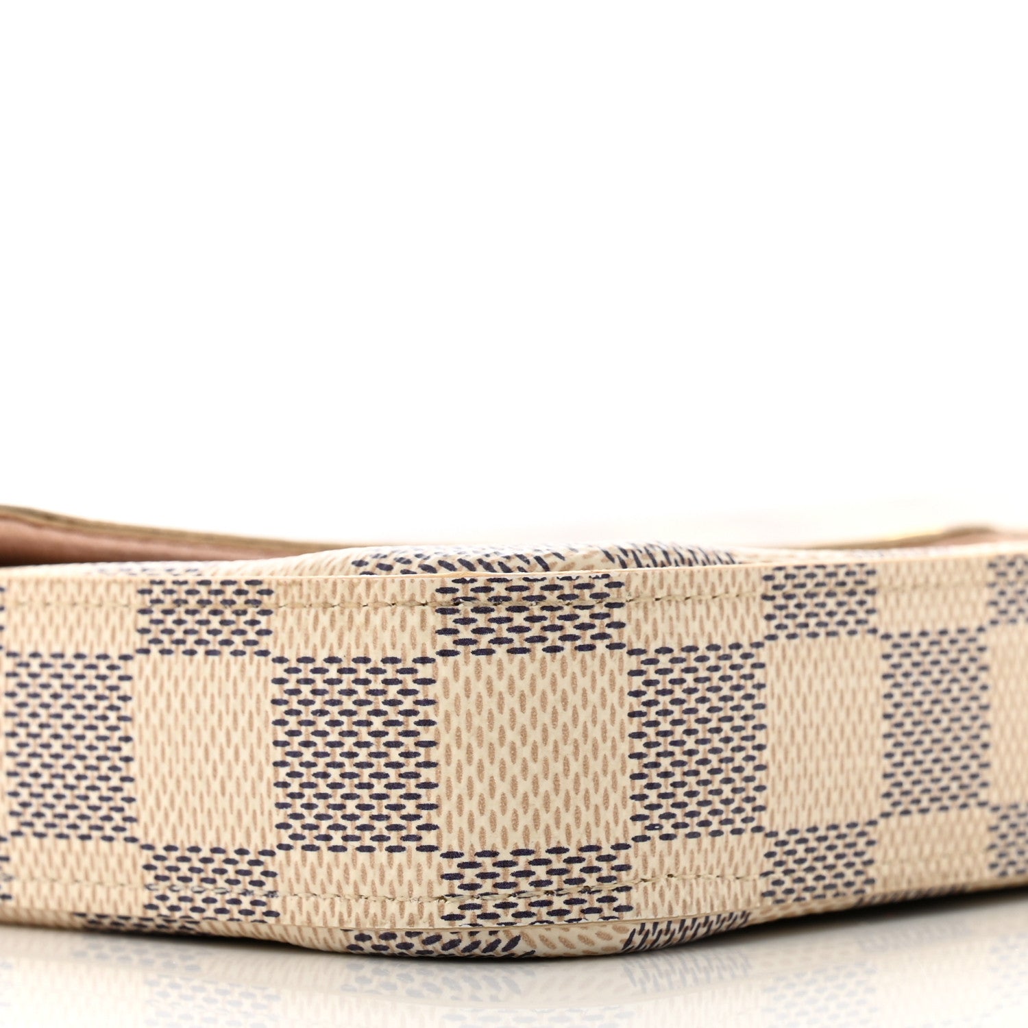 Louis Vuitton Damier Azur Pochette Felicie Chain Wallet Rose Ballerine 10 of 13