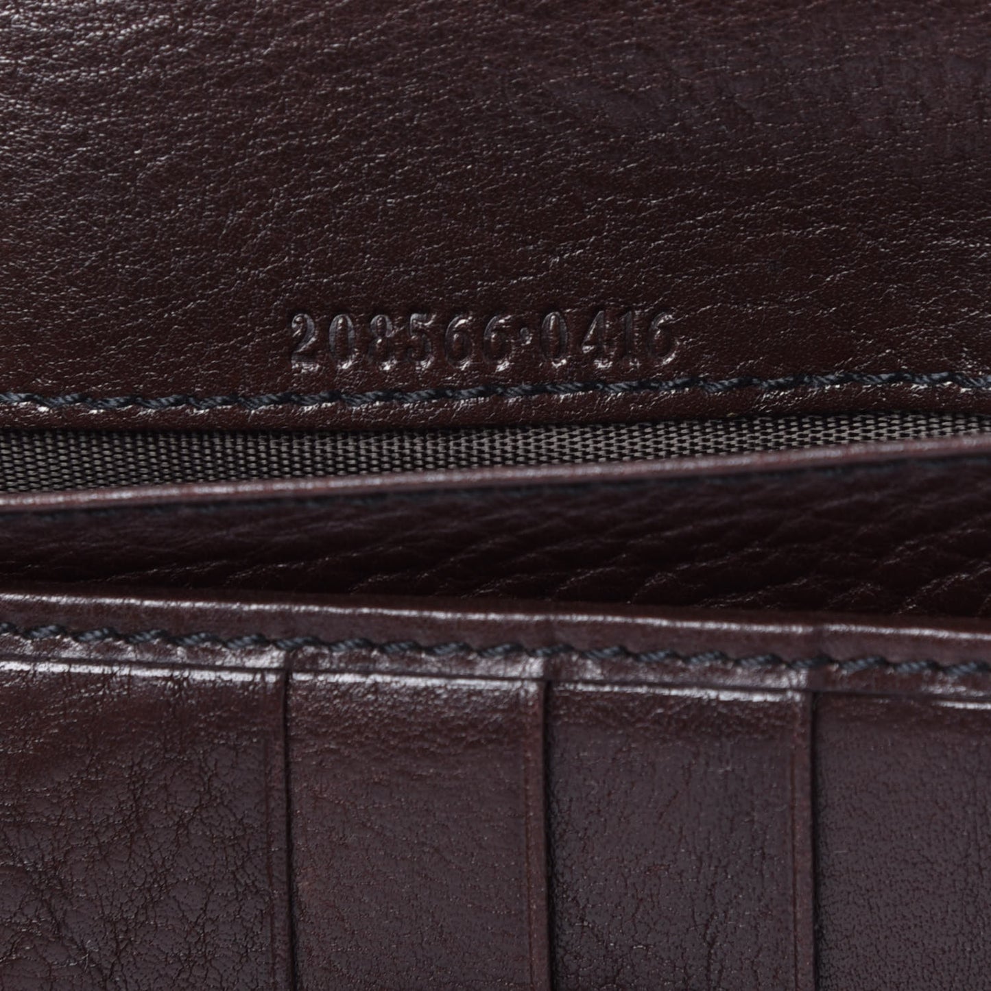 Crystal Monogram Babouska Continental Flap Wallet Brown