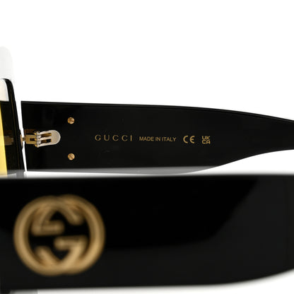 Gucci Oversized Square GG0783S Sunglasses Black 6 of 8
