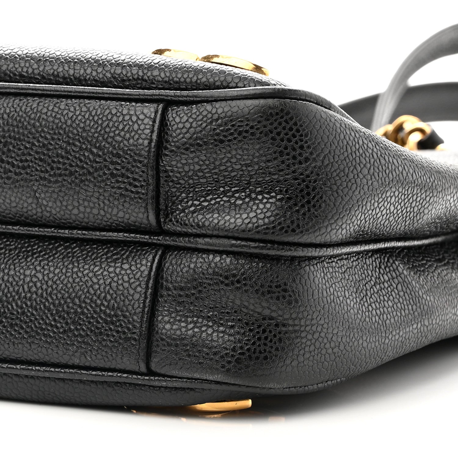 Chanel Caviar CC Shoulder Bag Black 10 of 11