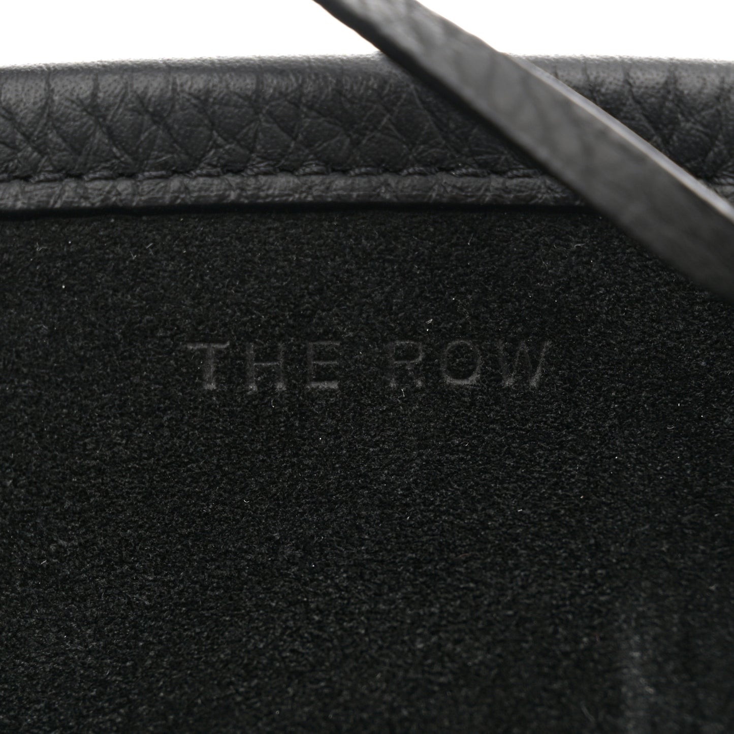 Grained Calfskin Medium N/S Park Tote Black