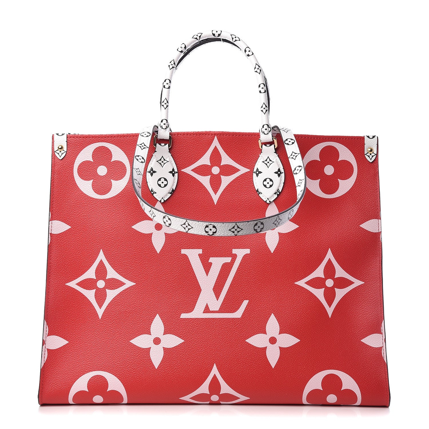 Louis Vuitton Monogram Giant Onthego GM Rouge Rose 1 of 11