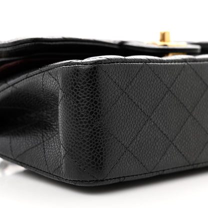 Chanel Caviar Quilted Small Double Flap Black 9 of 11