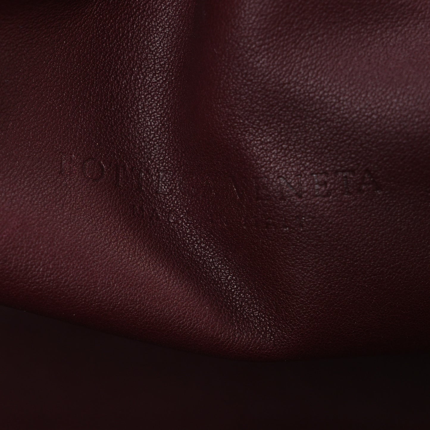Smooth Butter Calf The Pouch Oversized Clutch Bordeaux