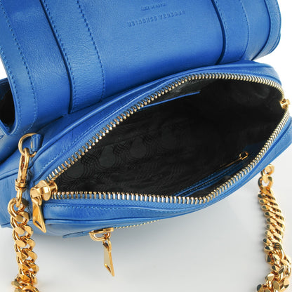 Proenza Schouler Calfskin Chain Strap Double Bag Peacock 5 of 8
