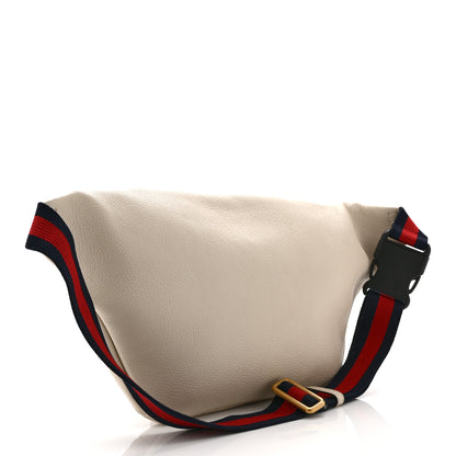 Gucci Grained Calfskin Logo Belt Bag White 3 of 11