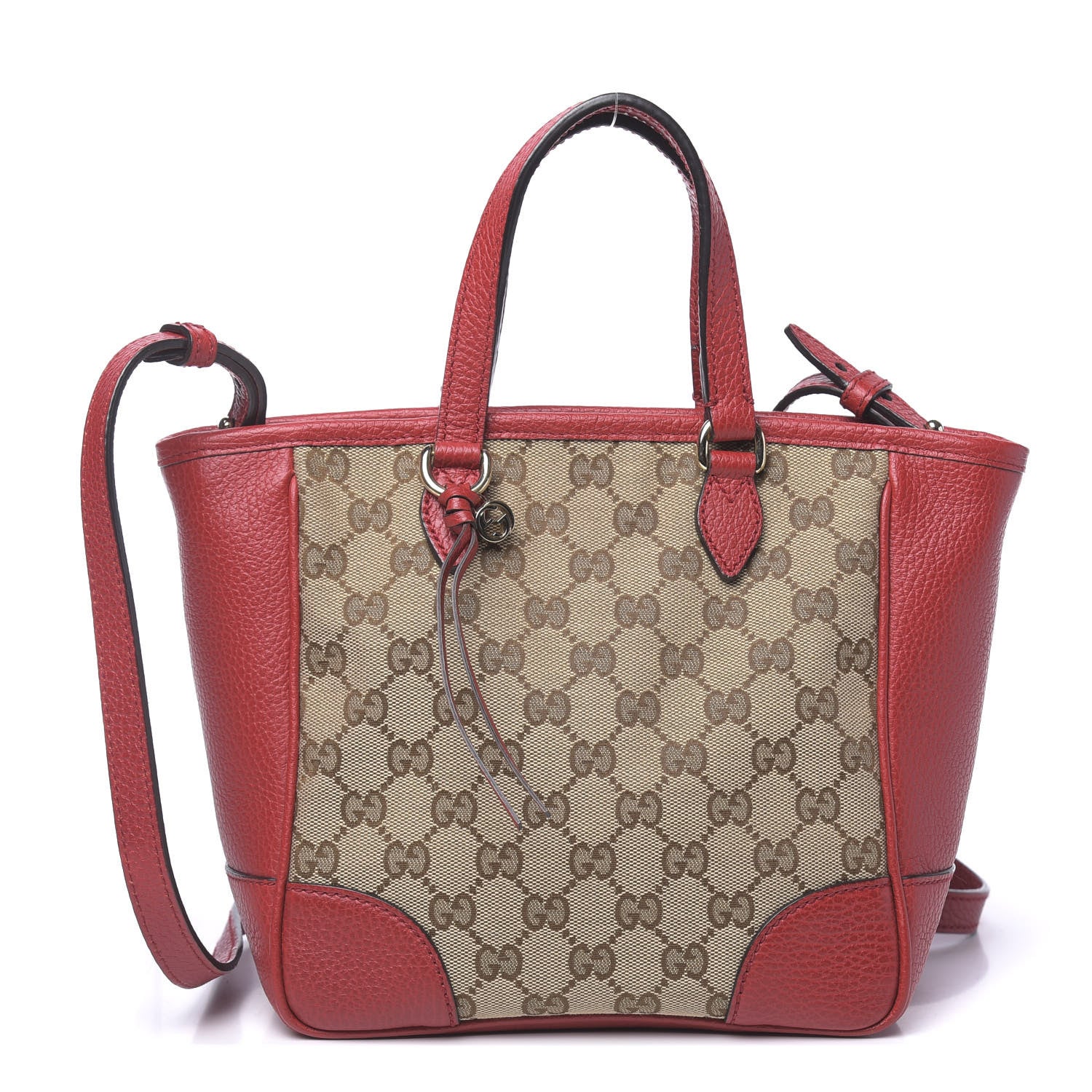 Gucci Monogram Small Bree Tote Red 1 of 11